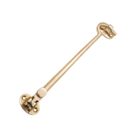 Silent Cabin Hook 8" -  200mm Polished Brass