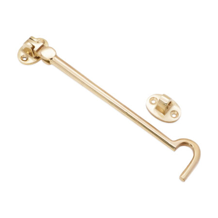 Silent Cabin Hook 8" -  200mm Polished Brass - Image 2