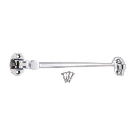 Silent Cabin Hook 8" -  200mm Polished Chrome - Image 4