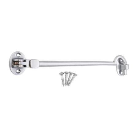 Spira Brass Silent Cabin Hook 8" - 200mm Satin Chrome - Image 4