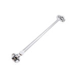 Silent Cabin Hook 10" - 250mm Polished Chrome