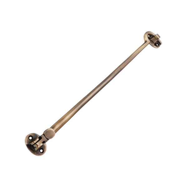 Silent Cabin Hook 12" - 300mm Antique Brass