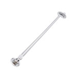 Silent Cabin Hook 12" - 300mm Satin Chrome