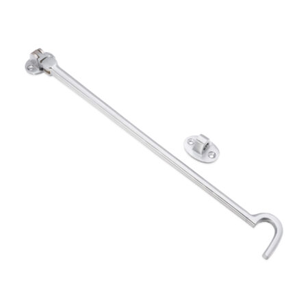 Spira Brass Silent Cabin Hook 12" - 300mm Satin Chrome - Image 2