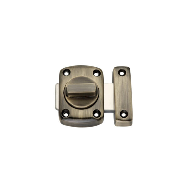 Sigma Bahroom Latch Small Antique Brass