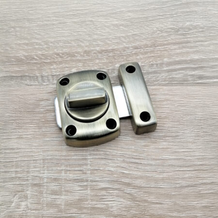 Sigma Bahroom Latch Small Antique Brass - Image 2