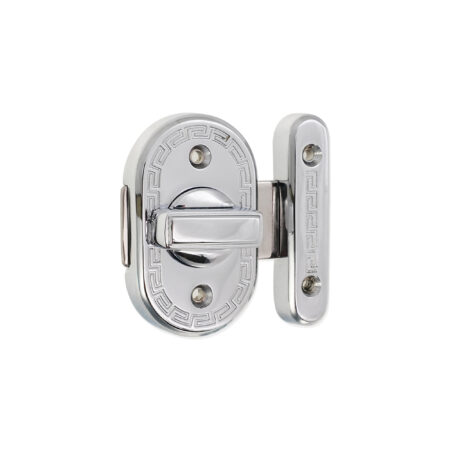 Delta Bathroom Latch Big Polished Chrome