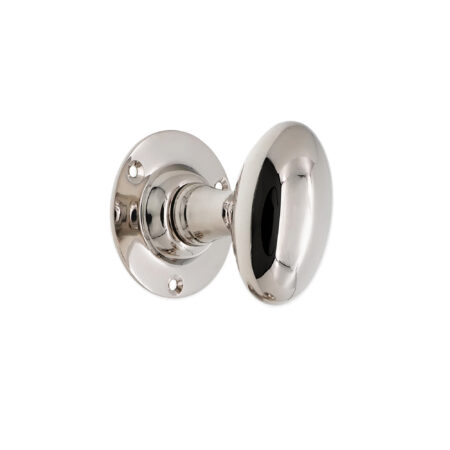 Polished Nickel Oval Mortice Door Knob Door Hardware
