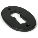 Black Oval Escutcheon | 33255