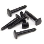 Black Lagg Bolt for Cottage Latch (6) | 33294B