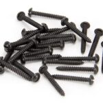 Black 6 x 1" Round Head Screws (25) | 33410