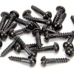 Black 8 x 3/4" Round Head Screws (25) | 33414