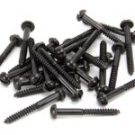 Black 10 x 1 1/2" Round Head Screws (25) | 33420
