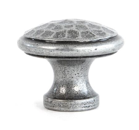Pewter Hammered Cabinet Knob - Medium | 33626 - Image 2