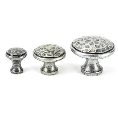 Pewter Hammered Cabinet Knob - Medium | 33626 - Image 4