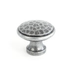 Pewter Hammered Cabinet Knob - Medium | 33626