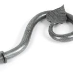 Pewter Leaf Curtain Finial (pair) | 33733