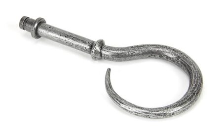 From the Anvil Pewter Hook Curtain Finial (Pair) - Pewter Patina