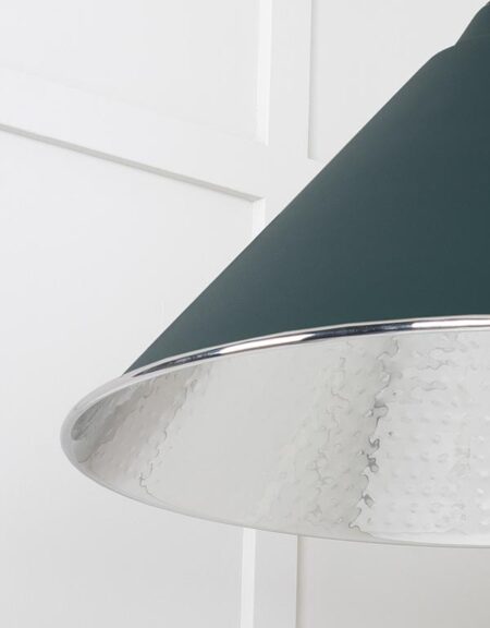 Hammered Nickel Hockley Pendant in Dingle | 45433DI - Image 5