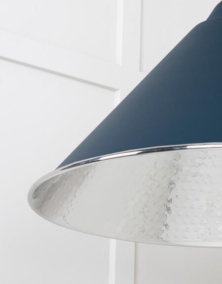Hammered Nickel Hockley Pendant in Dusk | 45433DU - Image 5