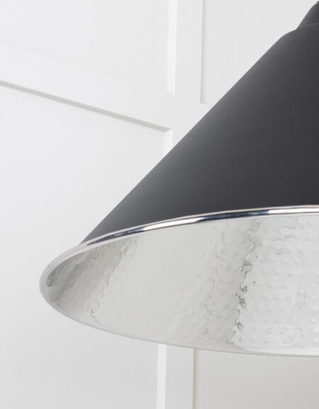Hammered Nickel Hockley Pendant in Elan Black | 45433EB - Image 5