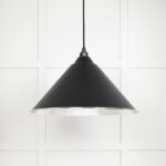 Hammered Nickel Hockley Pendant in Elan Black | 45433EB