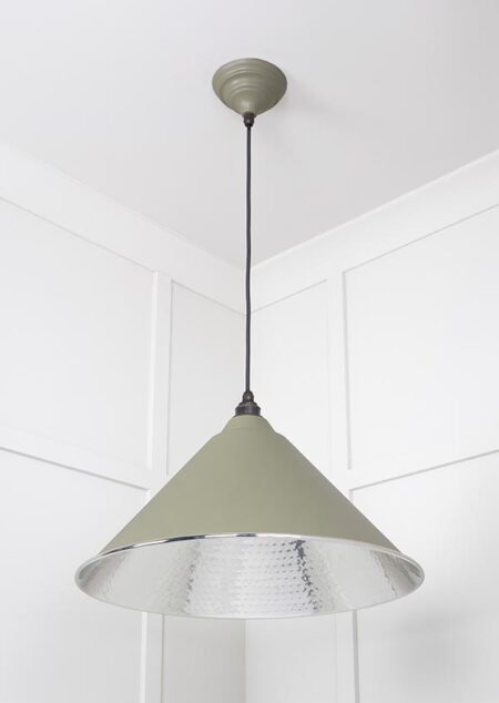 Hammered Nickel Hockley Pendant in Tump | 45433TU - Image 3
