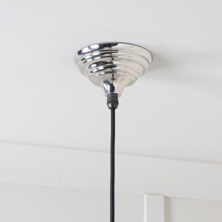Hammered Nickel Hockley Pendant | 45433 - Image 6
