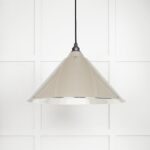 Hammered Nickel Hockley Pendant | 45433