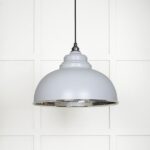 Hammered Nickel Harborne Pendant in Birch | 45472BI