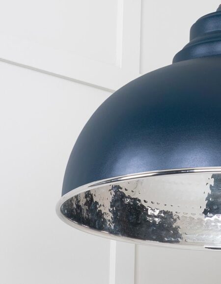 Hammered Nickel Harborne Pendant in Dusk | 45472DU - Image 5
