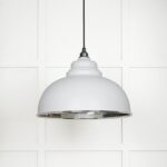 Hammered Nickel Harborne Pendant in Flock | 45472F