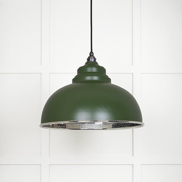 Hammered Nickel Harborne Pendant in Heath | 45472H