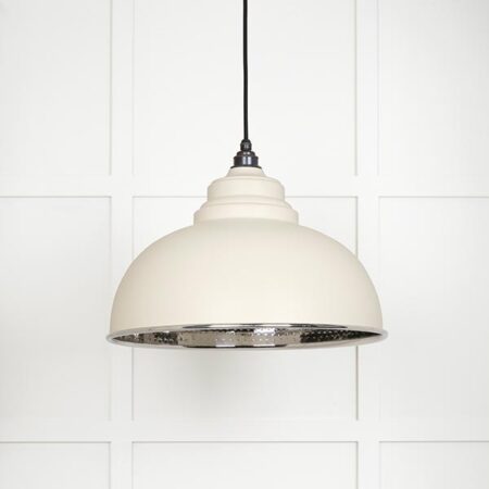 Hammered Nickel Harborne Pendant in Teasel | 45472TE - Image 2
