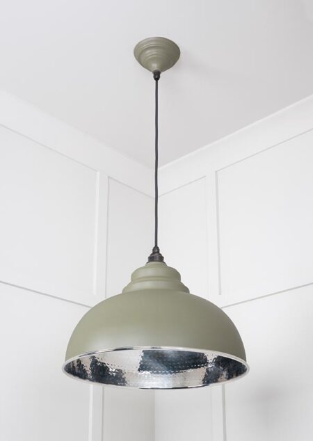 Hammered Nickel Harborne Pendant in Tump | 45472TU - Image 3