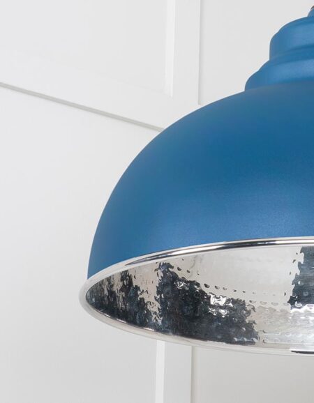 Hammered Nickel Harborne Pendant in Upstream | 45472U - Image 5