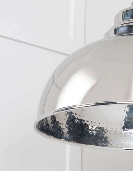 Hammered Nickel Harborne Pendant | 45472 - Image 5