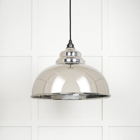 Hammered Nickel Harborne Pendant | 45472