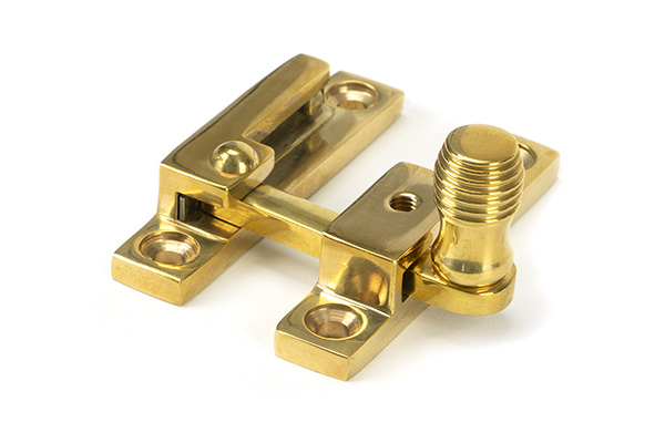 Polished Brass Beehive Quadrant Fastener - Narrow | 45992