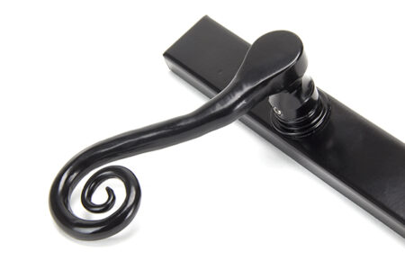 Black Monkeytail Slimline Lever Espag. Latch Set - LH | 46397L - Image 6