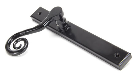 Black Monkeytail Slimline Lever Espag. Latch Set - RH | 46397R - Image 4