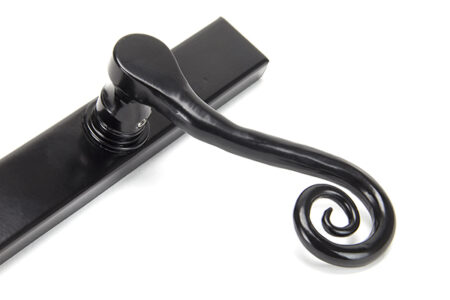 Black Monkeytail Slimline Lever Espag. Latch Set - RH | 46397R - Image 6