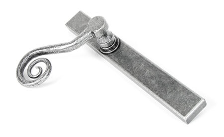 Pewter Monkeytail Slimline Lever Espag. Latch Set - LH | 46398L - Image 4