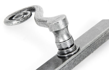 Pewter Monkeytail Slimline Lever Espag. Latch Set - LH | 46398L - Image 5