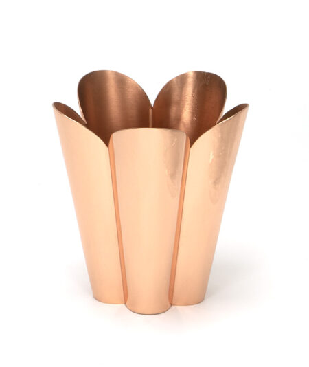 Smooth Copper Flora Pot - Small | 47120 - Image 2