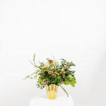 Smooth Brass Flora Pot - Small | 47122