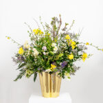 Smooth Brass Flora Pot - Large | 47125