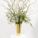 Smooth Brass Flora Vase | 47128