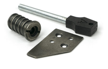 Antique Pewter Key-Flush Sash Stop | 47129