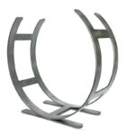 Pewter Curved Log Holder - Large | 47212